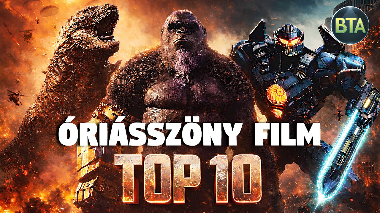A 10 legjobb ÓRIÁSSZÖRNY film! TOP 10 lista.  #érdekességek #jurassic  #dinoszaurusz