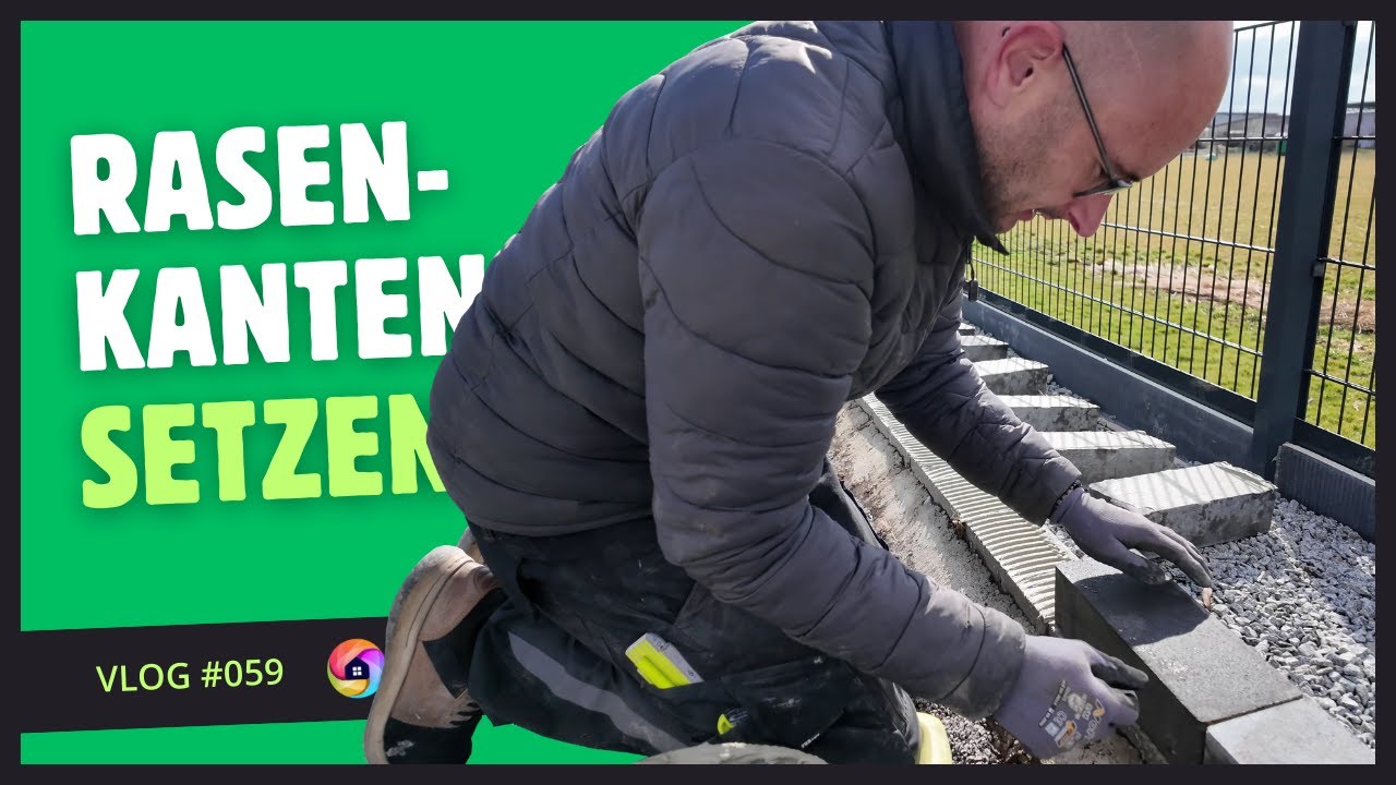 Vlog #059  ---  Pool-Projekt Update: Rasenkanten & Gartenbewässerung – Es geht voran!