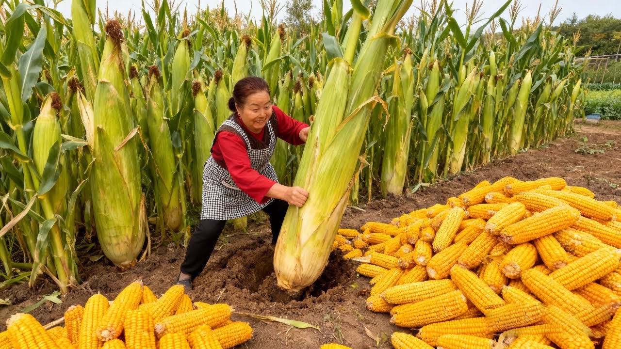 【唐小米】玉米秆千万别扔！唐奶奶教做玫瑰糖糕点，香到吃一次就忘不了