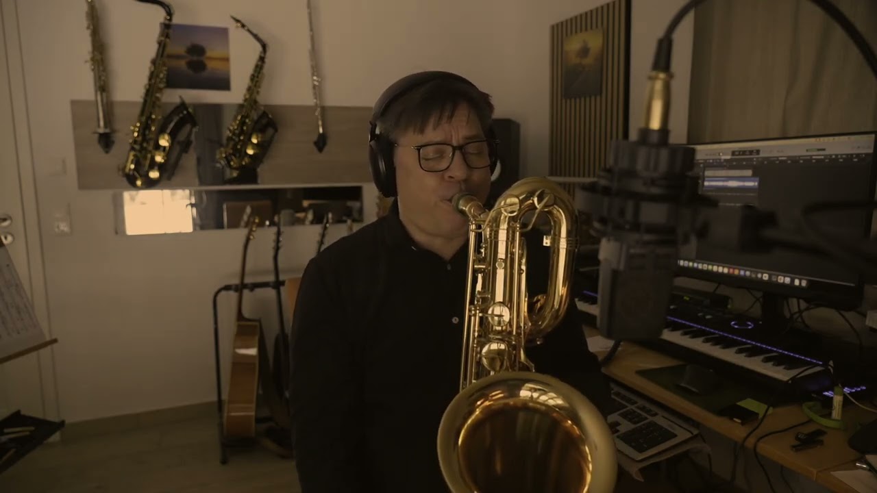 Autumn leaves on the baritone saxophone