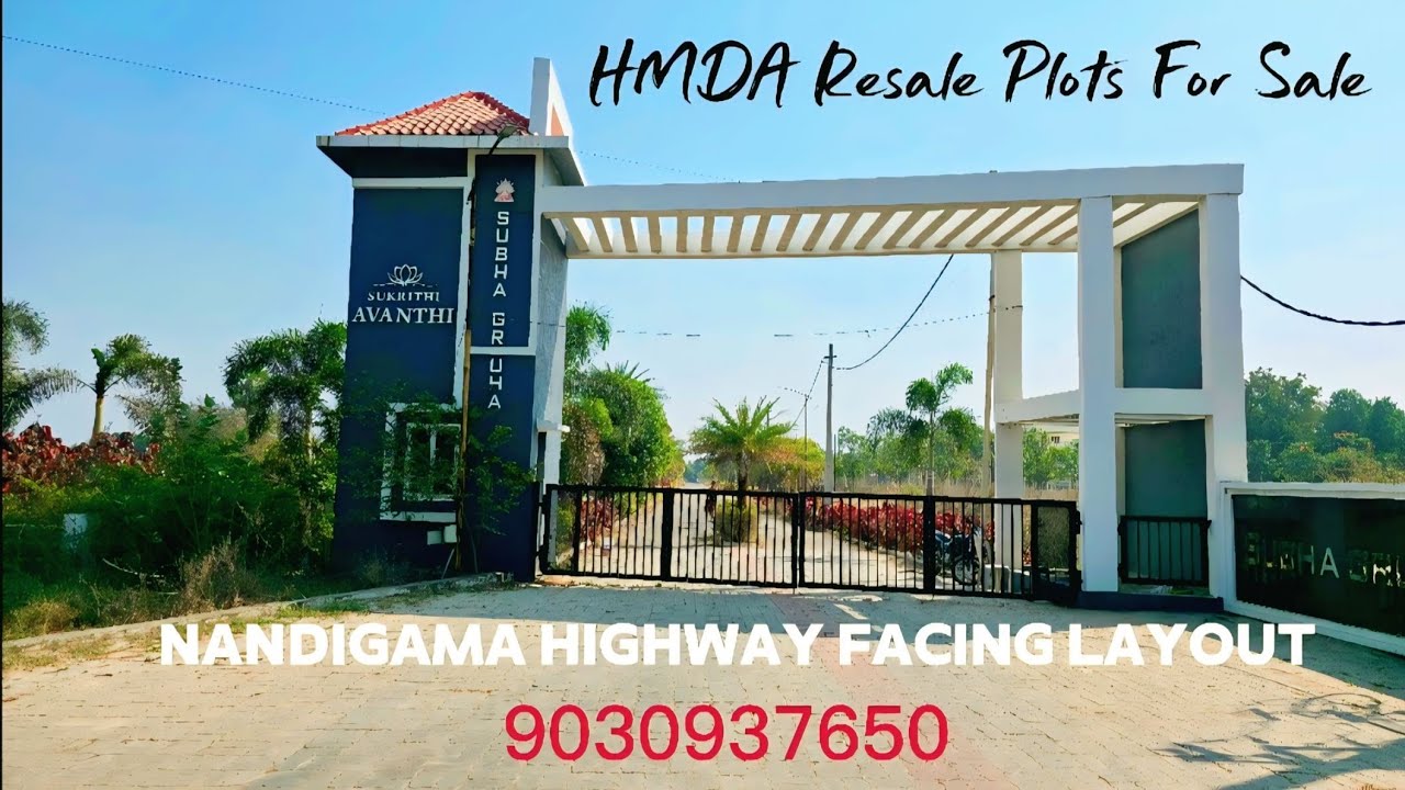 9030937650 - Subhagruha Sukrithi Avanthi | Nandigama | HMDA Resale Plots For Sale | West Hyderabad
