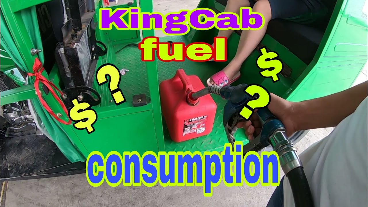 KINGCAB FUEL CONSUMPTION  Ι  SKYGO 110cc  Ι  RICKSHAW TRI WHEELER TUKTUK