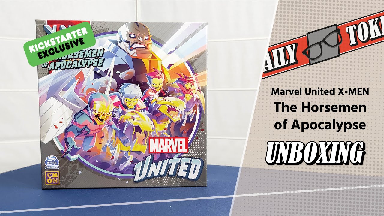 Marvel United X-Men: Los jinetes de Apocalipsis (The horsemen of Apocalypse) - Unboxing