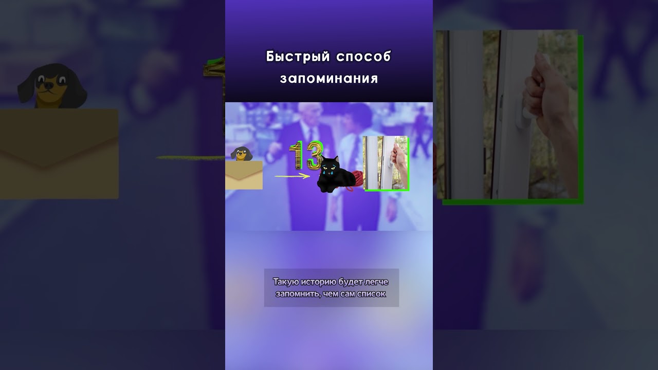 Новая методика запоминания #память #ассоциации #логика #эмоции