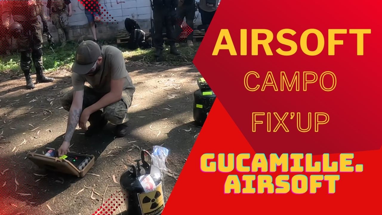 Jogo de airsoft em Americana -SP, campo da equipe Fix'Up