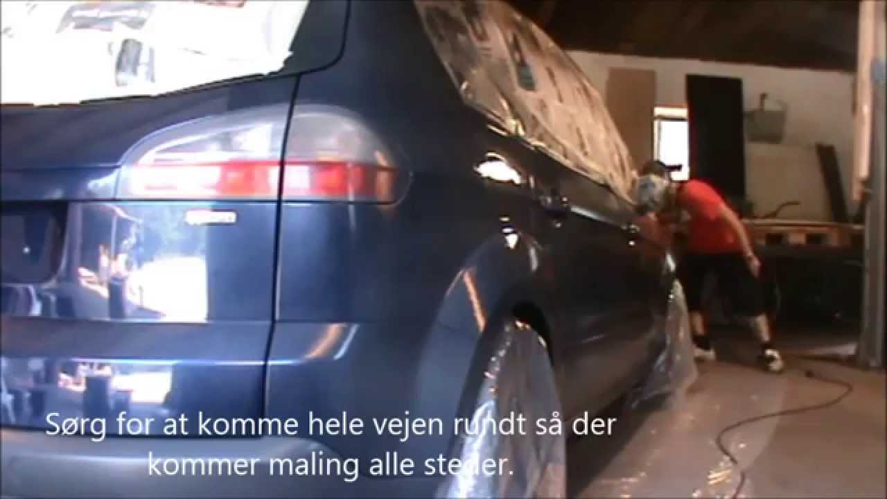 Foliering af bilen med Quick dip sprayfolie
