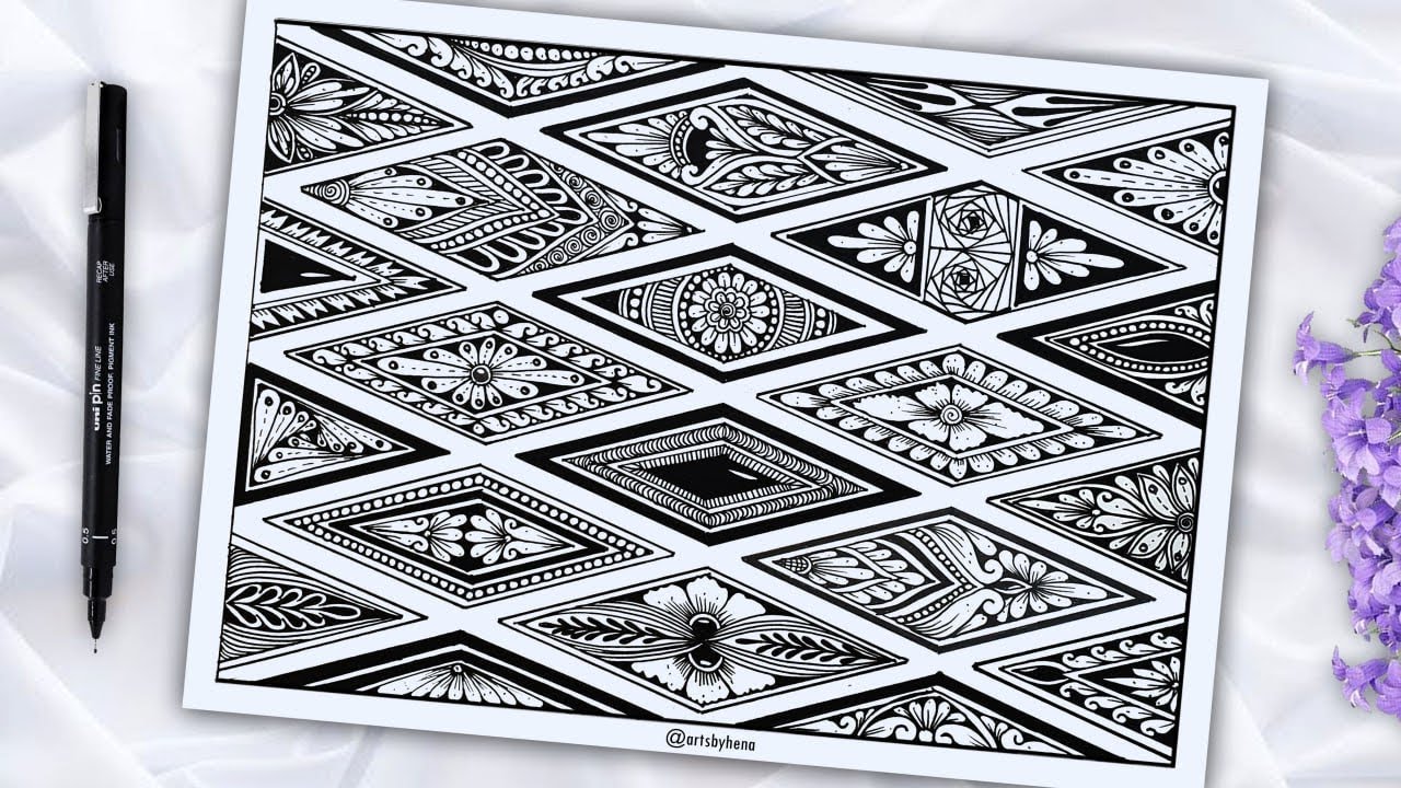 Mandala Patterns | Mandala Pattern For Beginners