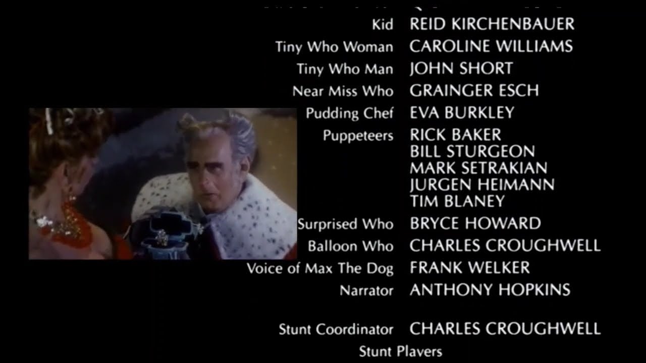How The Grinch Stole Christmas (2000) - End Credits With Outtakes