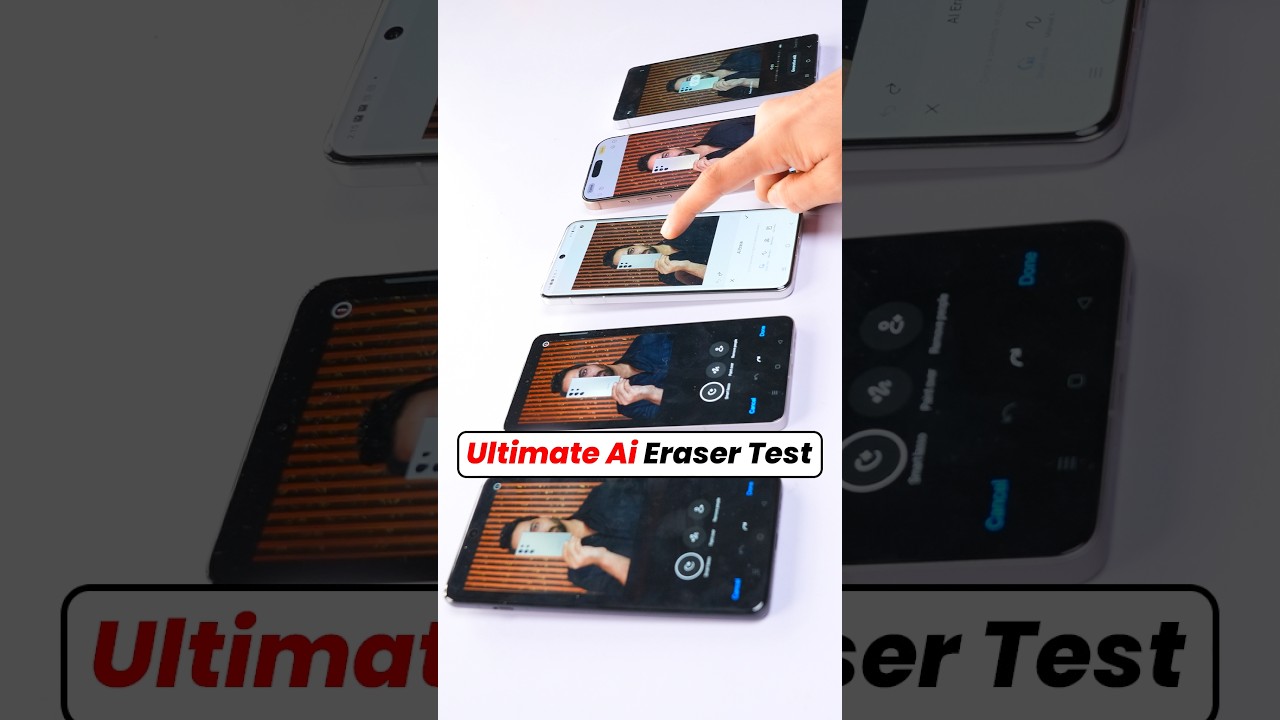 The ULTIMATE AI Eraser Test - Samsung Vs vivo Vs iPhone Vs OnePlus Vs OPPO ! #shorts