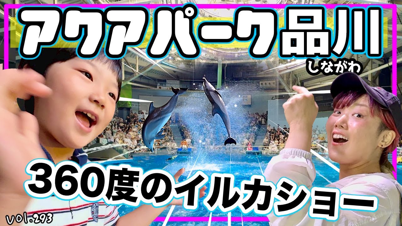 半日で大満足できる水族館🐟圧巻のイルカショーに感激⭐️【ママさん似顔絵師Bon vol.293】