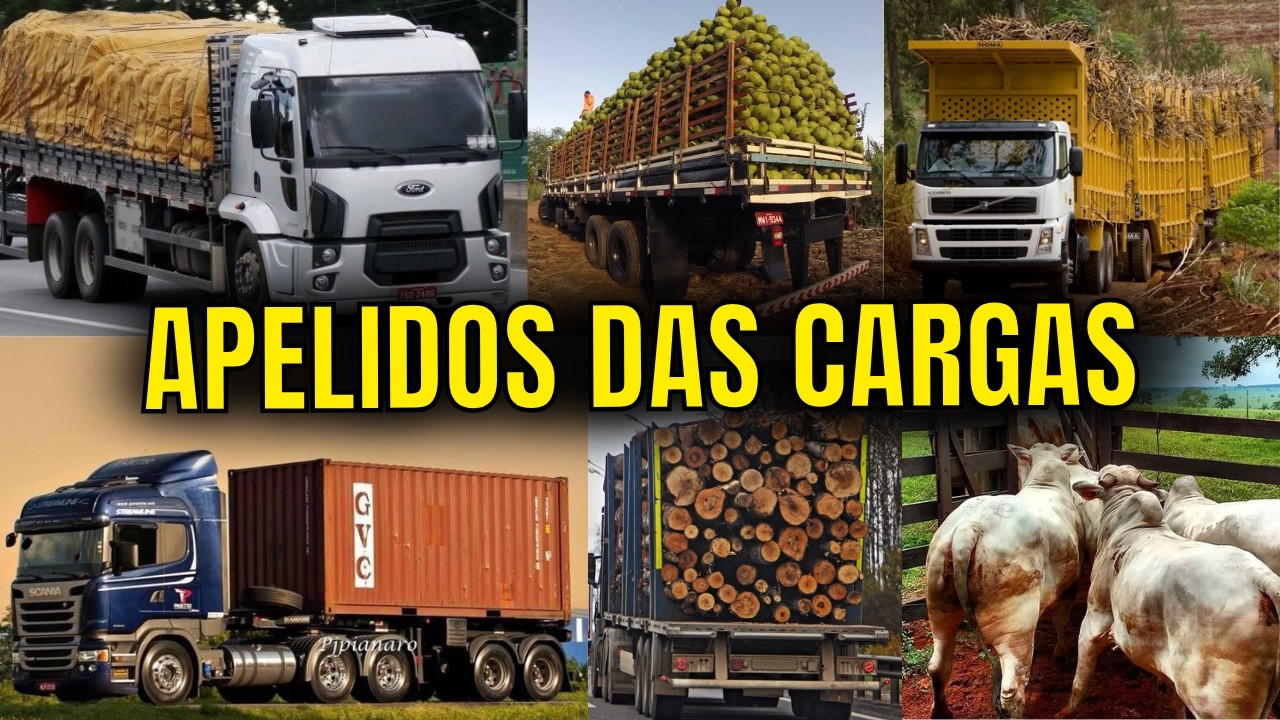 Os Apelidos Mais DOIDOS das Cargas no Brasil. Os Caminhoneiros Inventam Cada Uma…