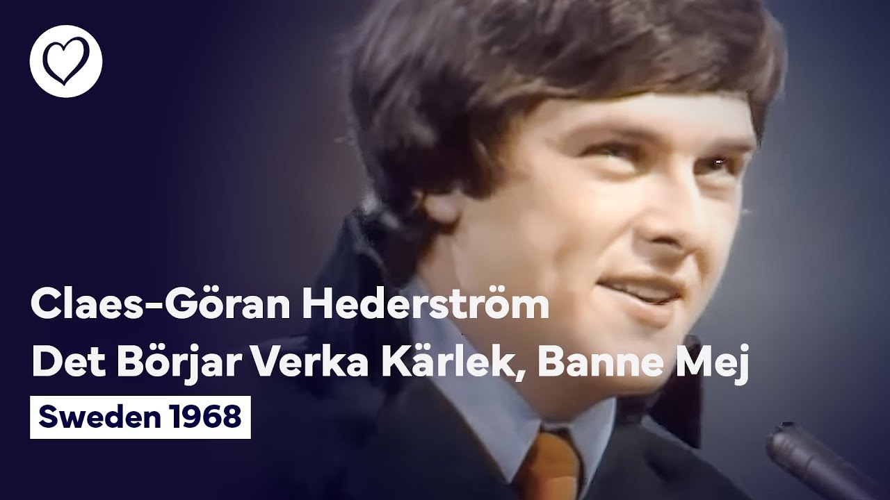 Claes Göran Hederström - Det Börjar Verka Kärlek, Banne Mej - Sweden 🇸🇪 - Grand Final 1968