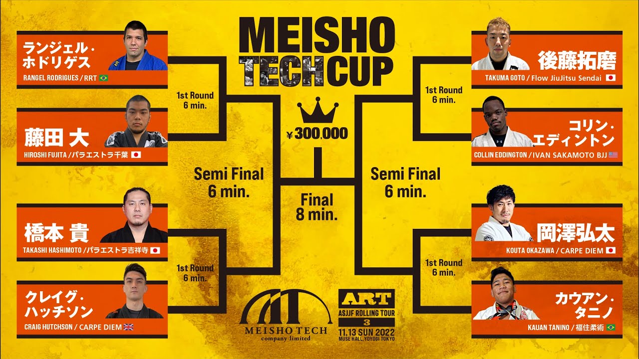 MEISHO TECH CUP - Takuma Goto vs Kaua Tanino