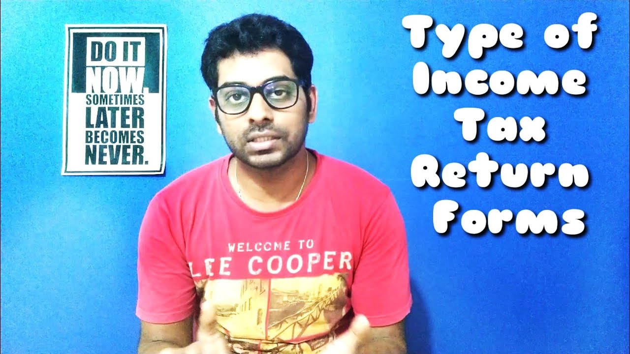 Type of Income Tax Return Forms | Understand In Hindi | ITR 1 2 3 4 5 6 7