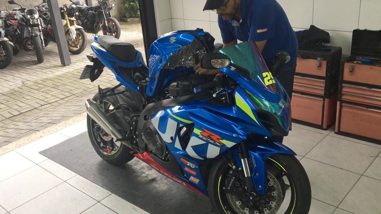 Unboxing e instala&ccedil;&atilde;o do Quickshifter WR Extreme - GSX-R 1000 GP - Robocop YouTube
