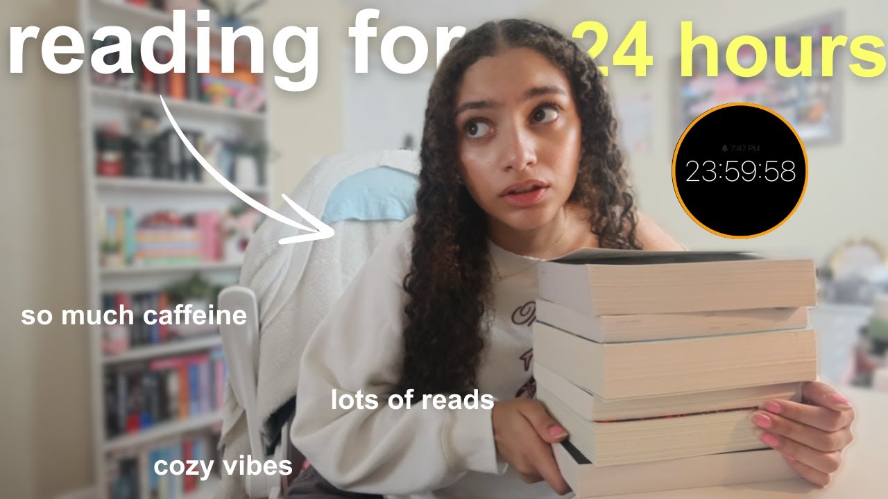 чтение в течение 24 ЧАСОВ📖⏰видеоблог о чтении