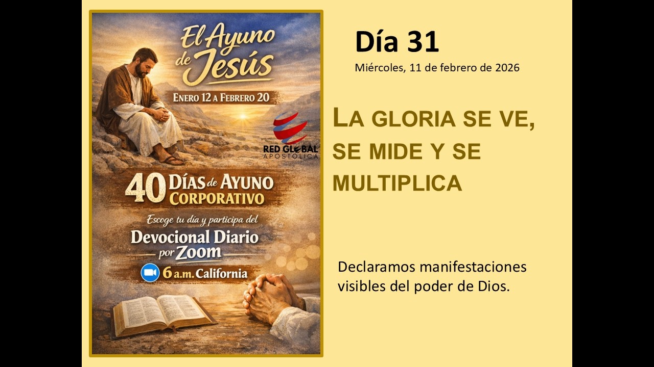 Día 31 - 40 días de Ayuno Corporativo