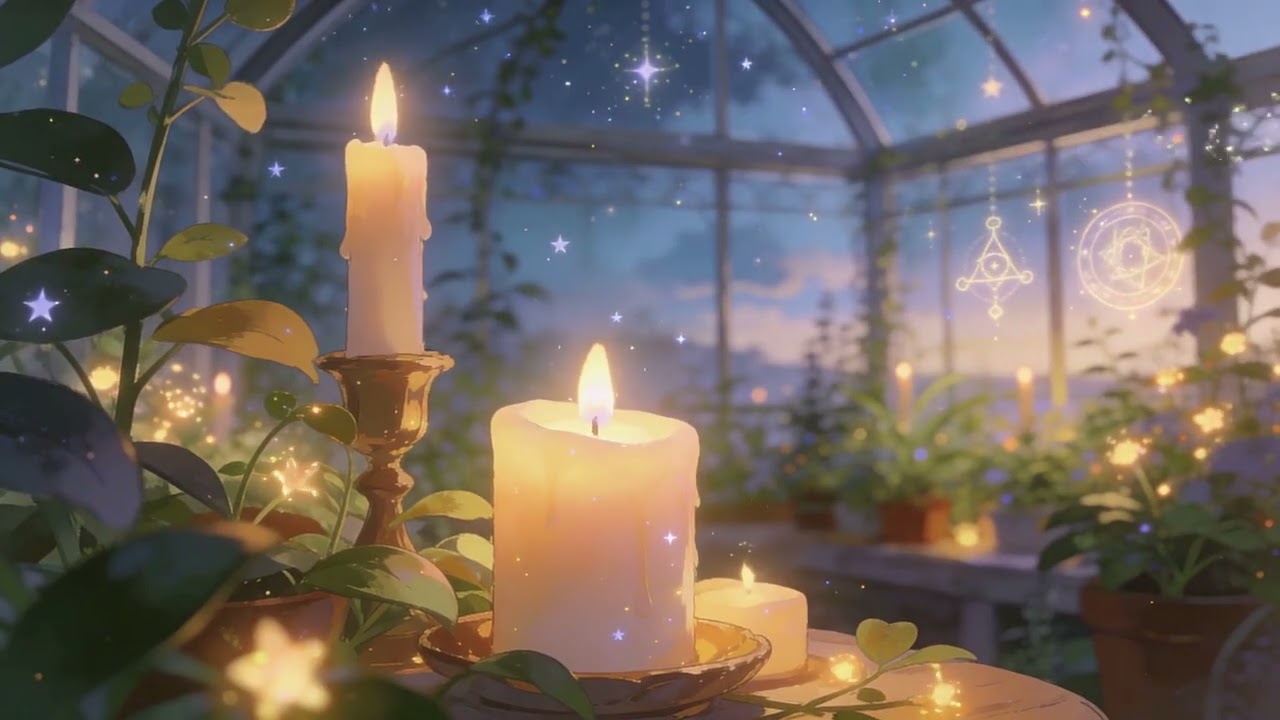 gentle songs and affirmations in an enchanted greenhouse 🌿✨
