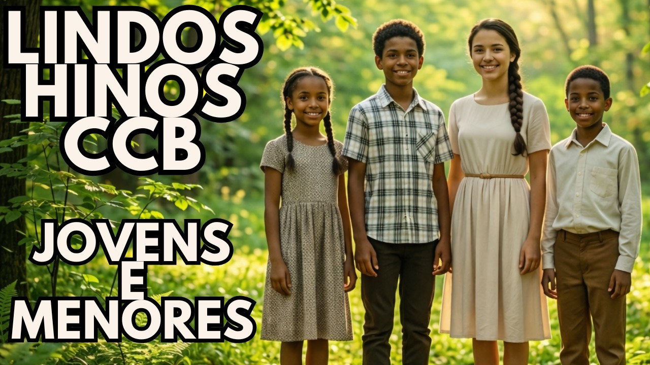 ❤️LINDOS HINOS CCB CANTADOS: JOVENS E MENORES | O Puro Louvor da Alma e Coração