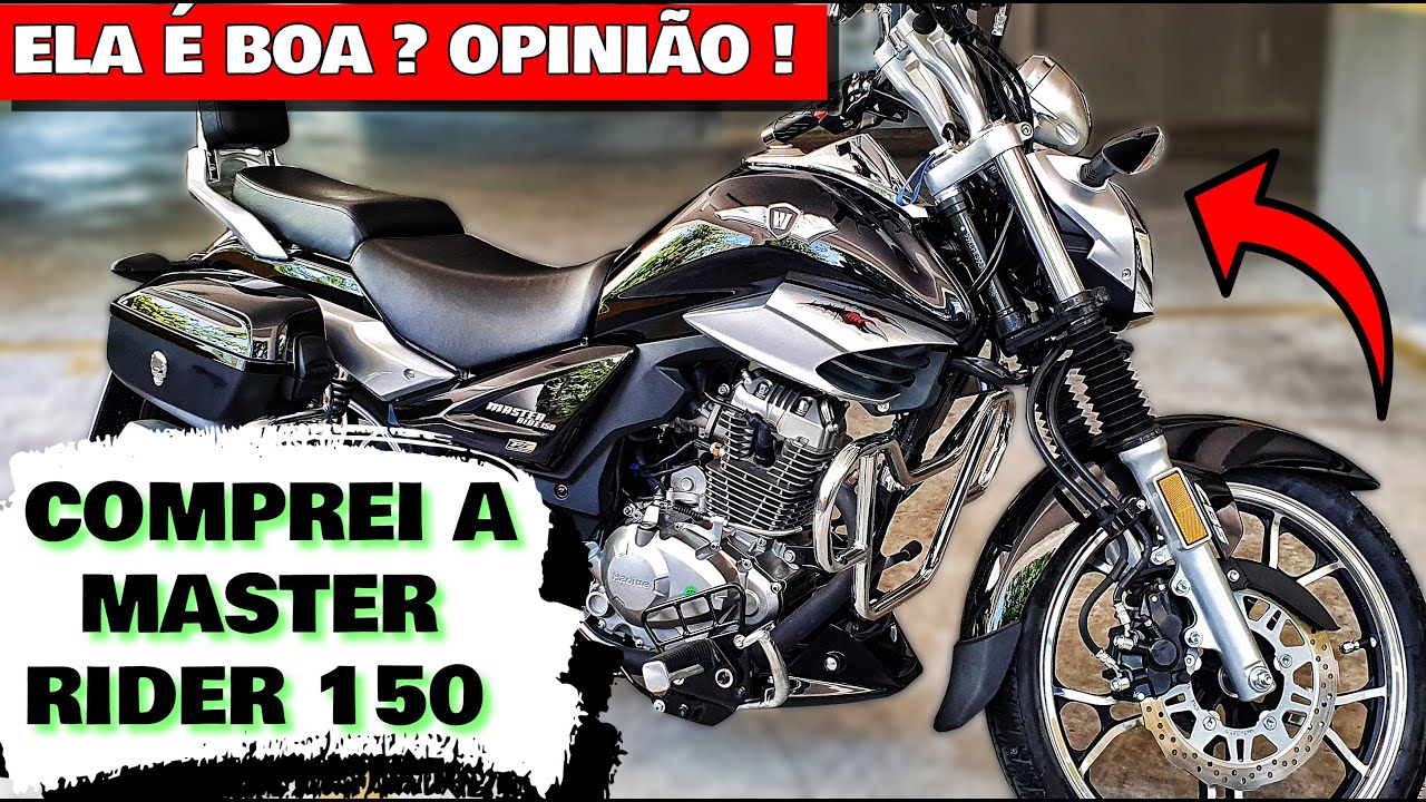 MASTER RIDER 150 É BOA? COMPREI A MOTO, OPINIÃO SOBRE A HAOJUE MASTER RIDE 150 2022