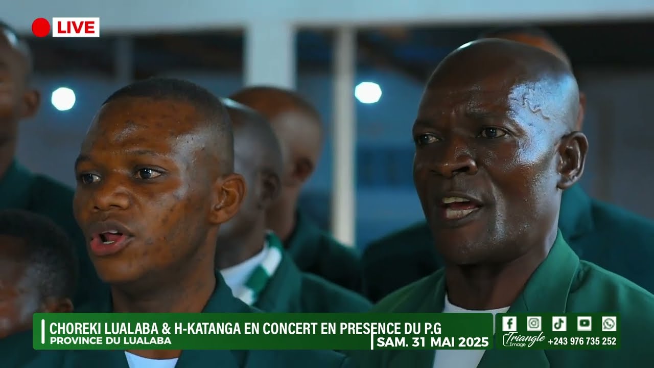 CHOREKI LUALABA EN CONCERT DU 31 MAI 2025 DEVANT LE PRÉSIDENT GÉNÉRAL À KOLWEZI