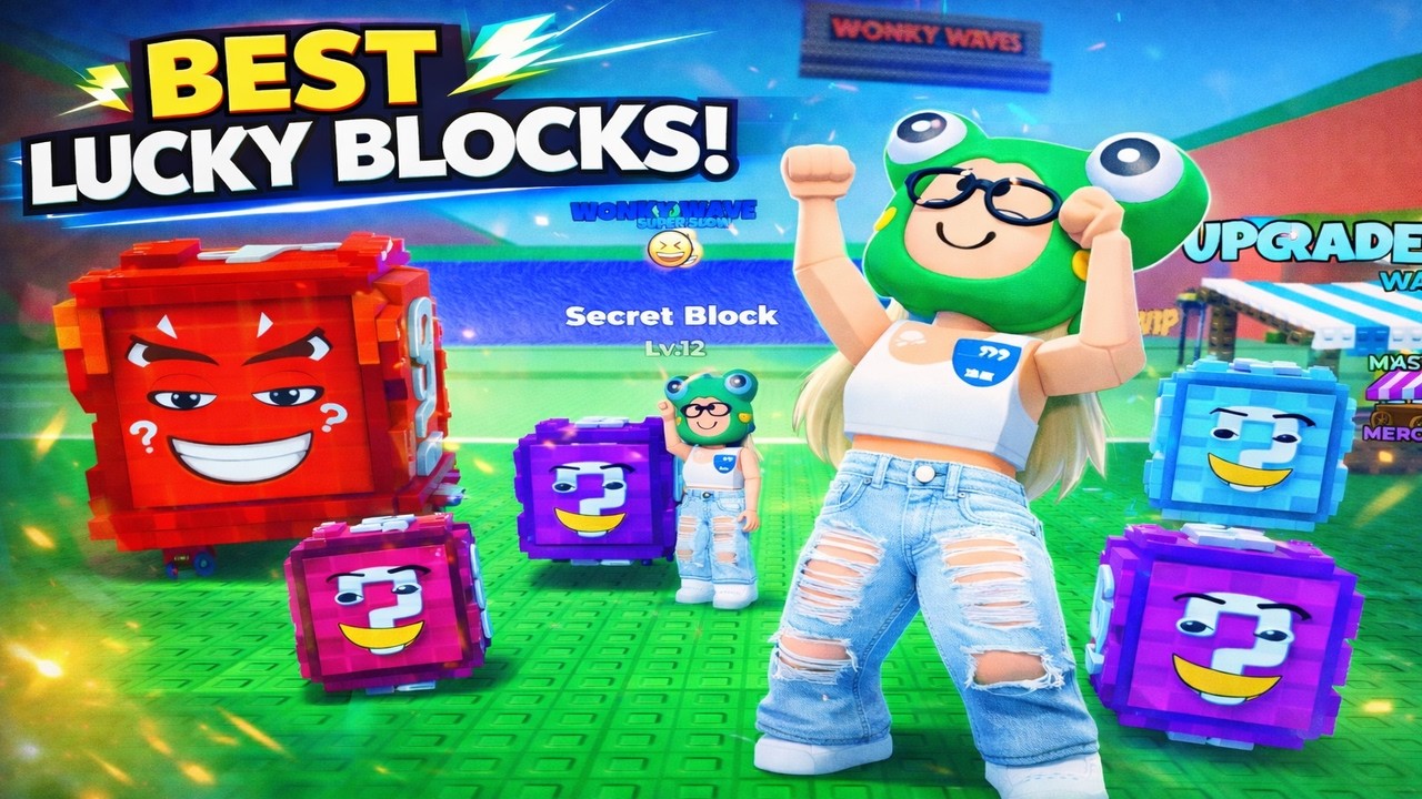 I Opened So Many Lucky Blocks… This Happened! (Escape Tsunami For Brainrots)