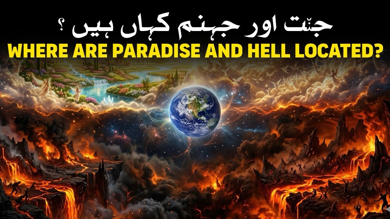 Where are Paradise and Hell located?   