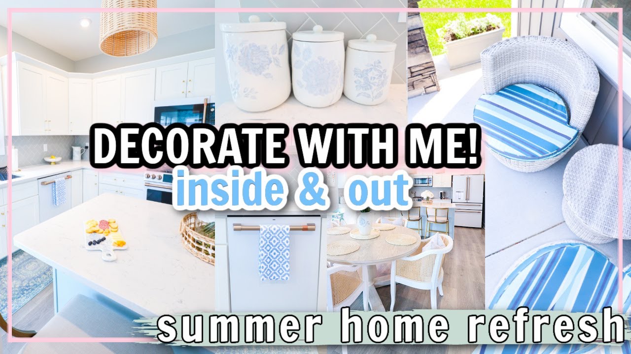 NEW!🌻 SUMMER HOME REFRESH! DECORATE WITH ME! | HOME DECOR IDEAS 2021! Alexandra Beuter