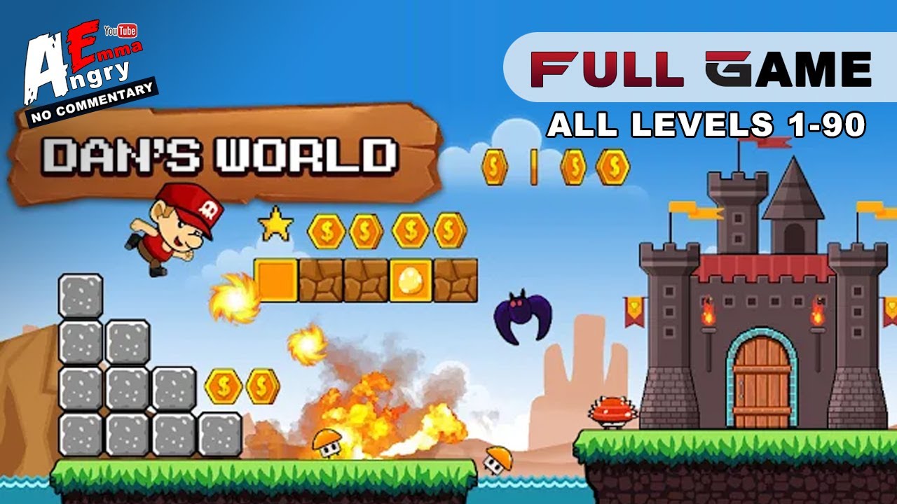 Super Dan's World - FULL GAME (all levels 1-90) Android Gameplay