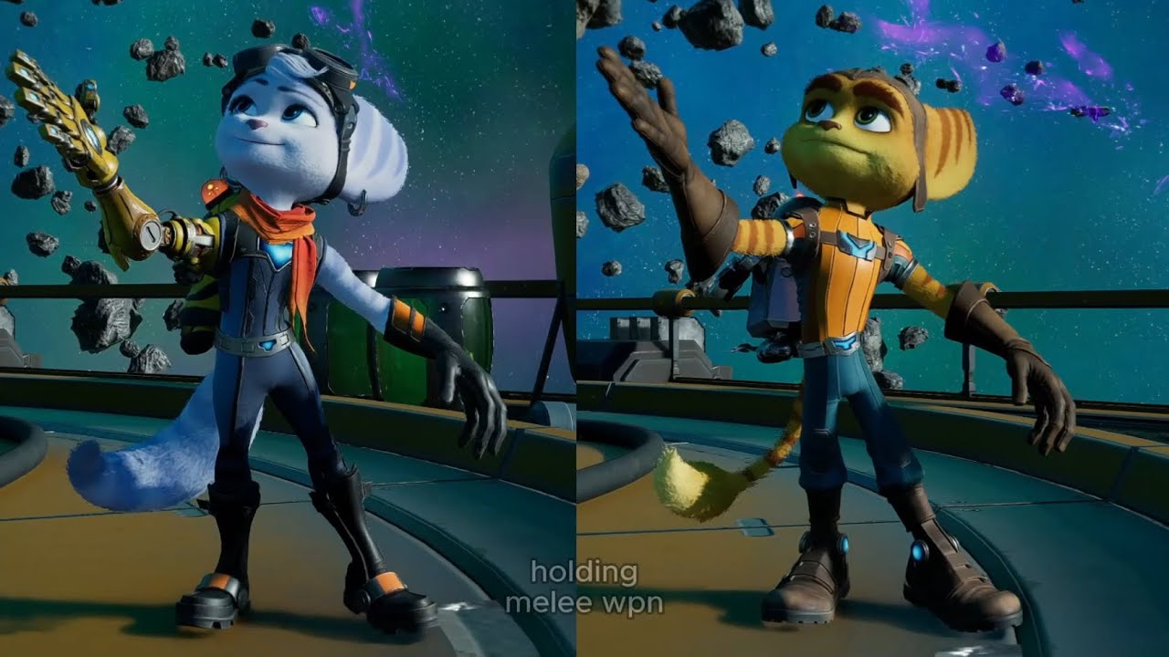 Rivet Ratchet idle animations comparison
