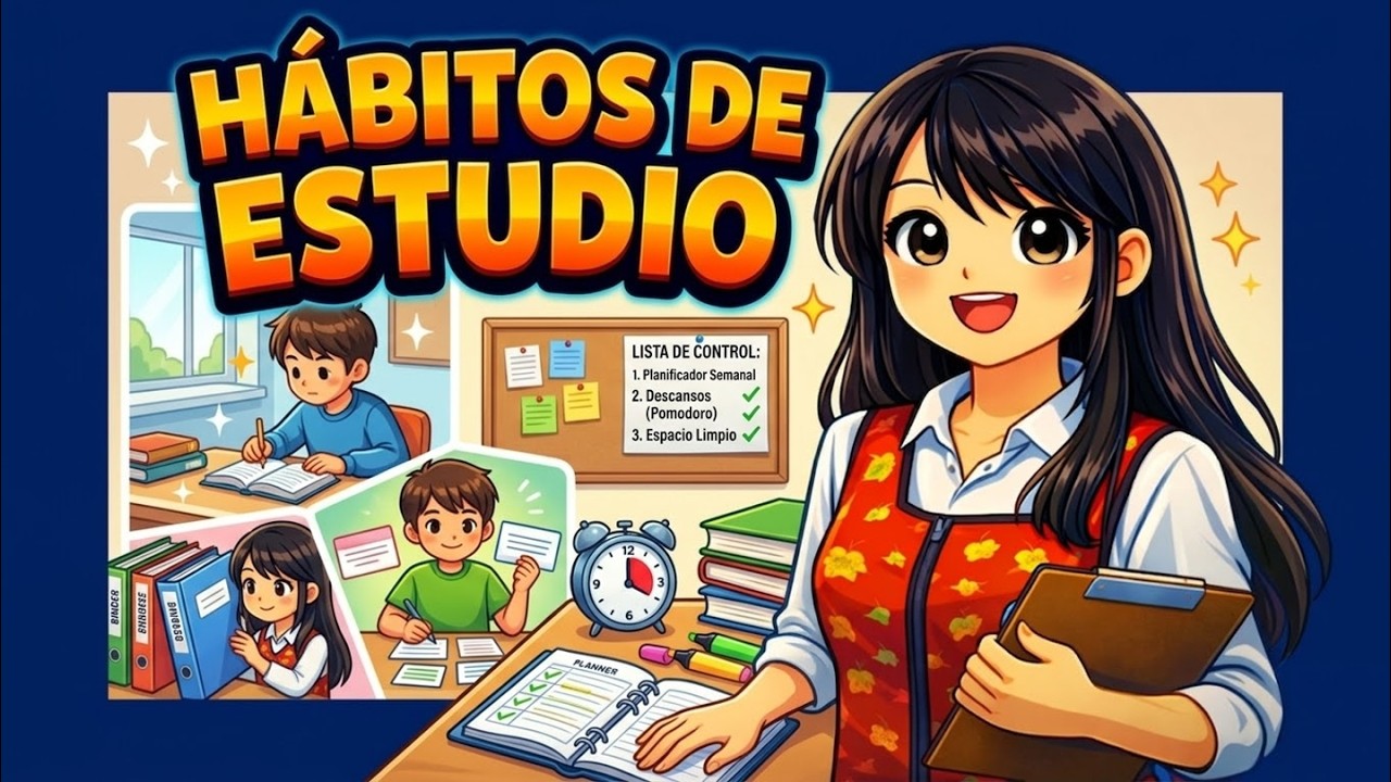 Buenos h&aacute;bitos de estudio en casa