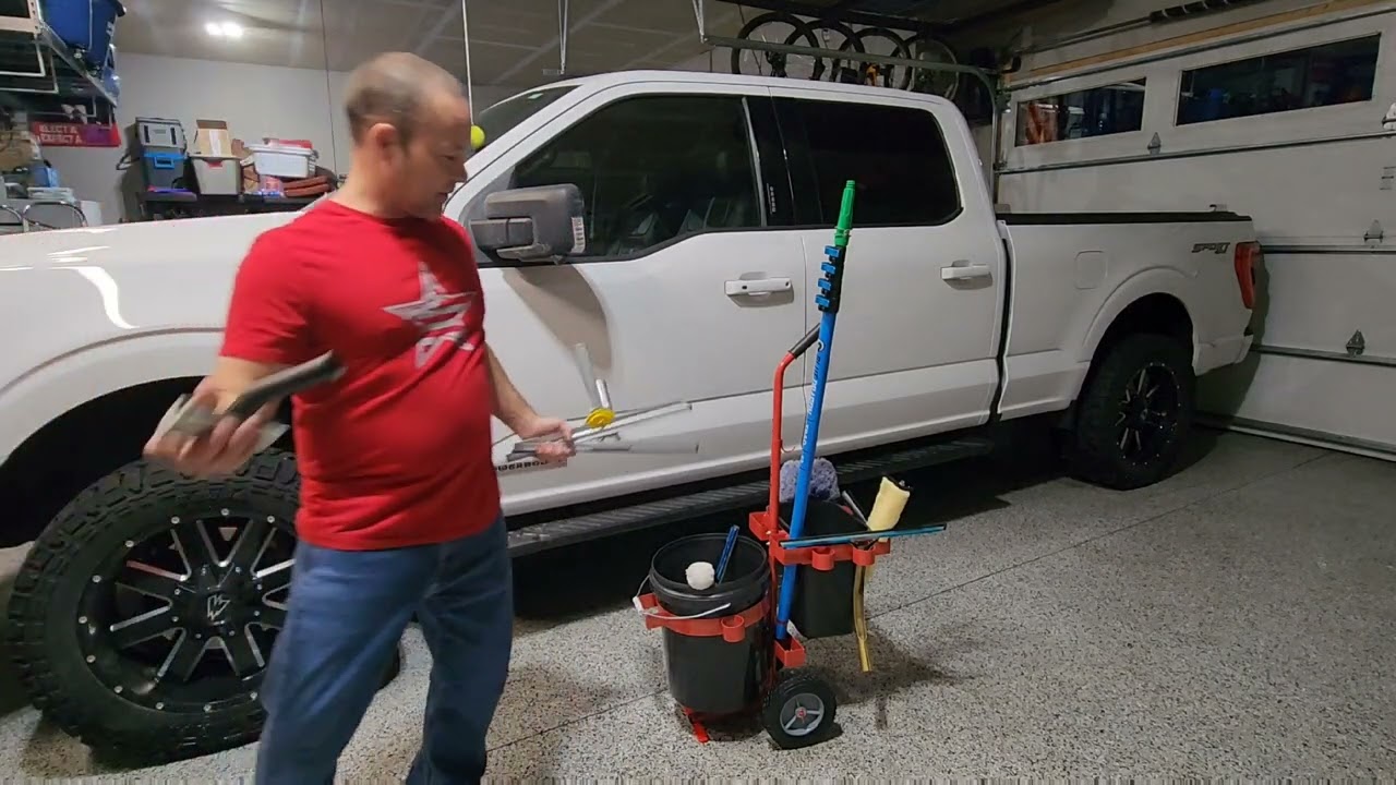 Waterboy window cleaner cart