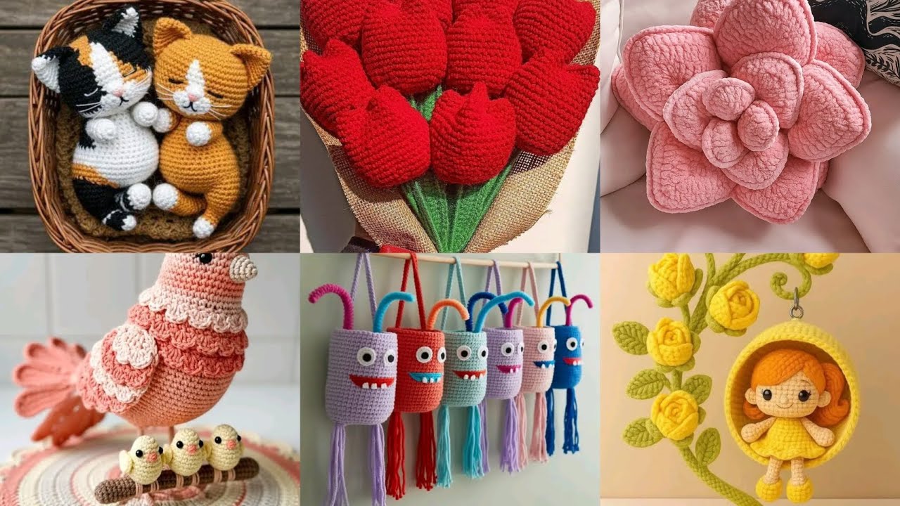 Most beautiful and attractive crochet handmade items and ideas part 8 2025💕