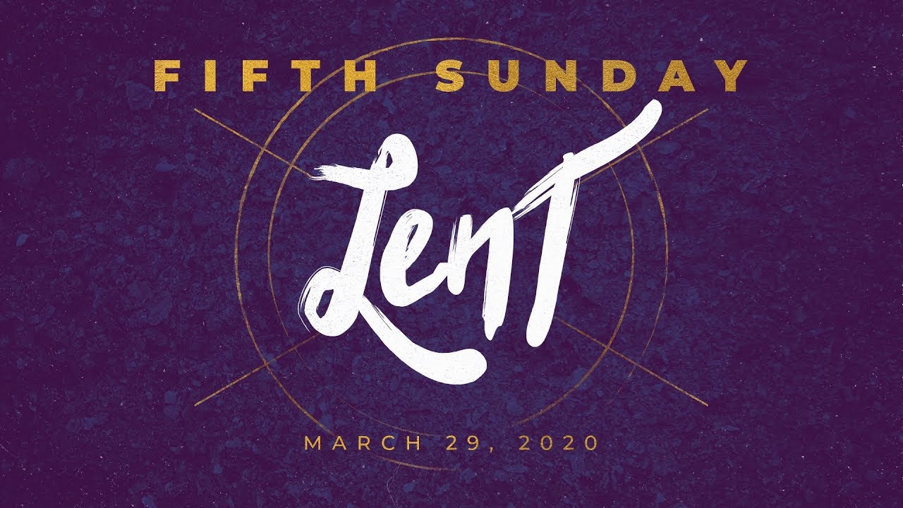 Weekend Reflection - Fifth Sunday of Lent