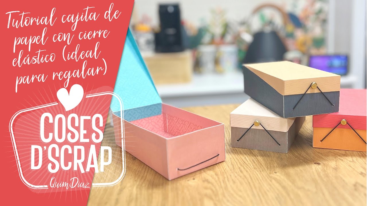 Tutorial Cajita con cierre elástico (Ideal para regalar)