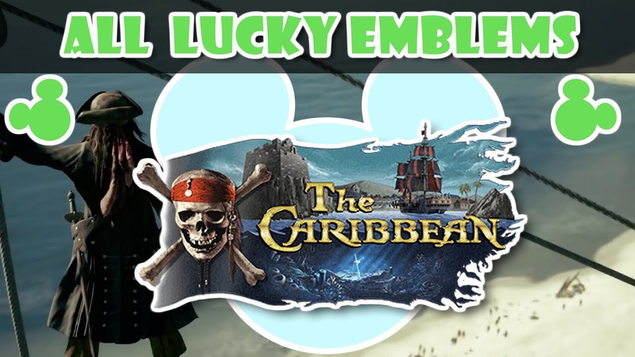 Kingdom Hearts 3 | All Lucky Emblem Locations (Hidden Mickeys) - The Caribbean