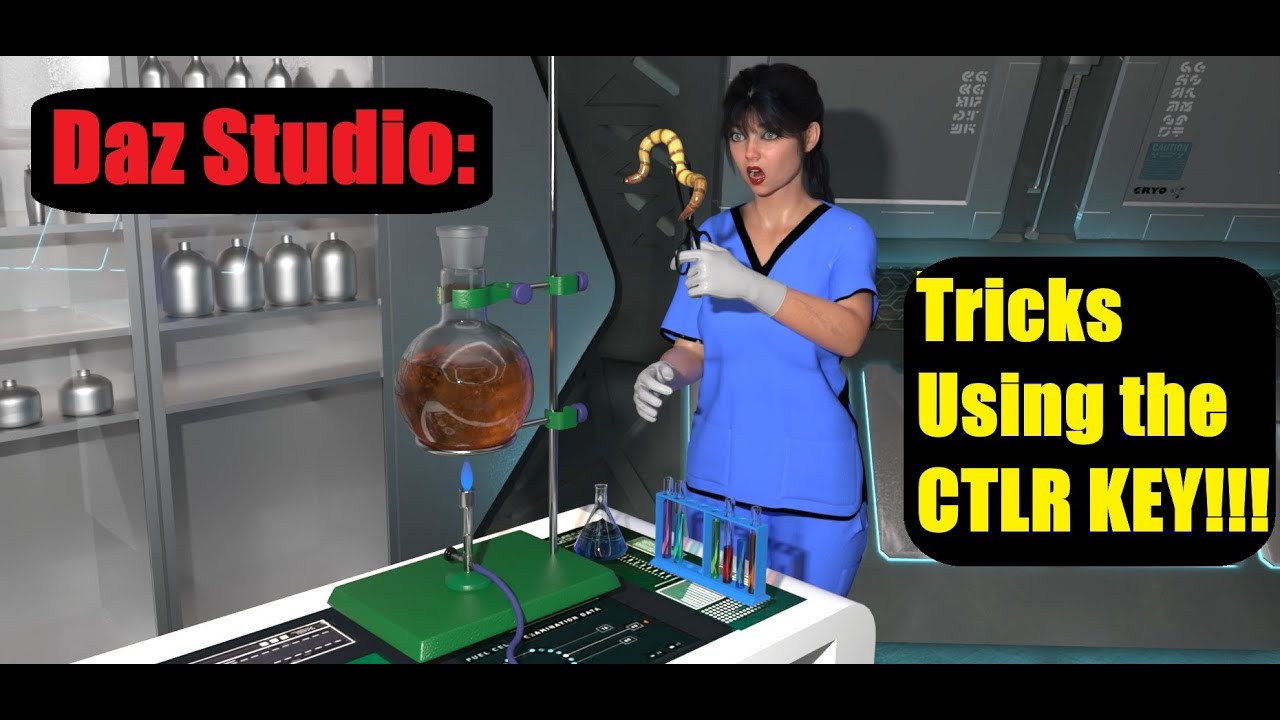 Daz Studio: трюки с клавишей CTRL!