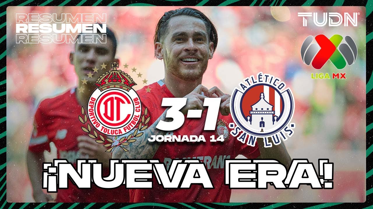 Resumen y goles | Toluca 3-1 Atl San Luis | AP2023-J14 | Liga Mx | TUDN