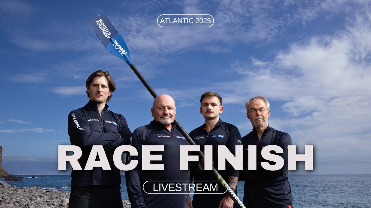 Race Finish Livestream | Get Busy Rowing 🇬🇧 | World's Toughest Row - ATLANTIC 2025