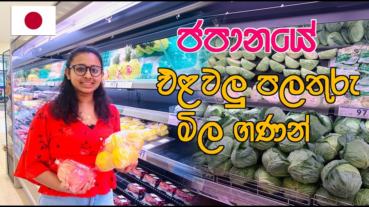 ජපානයේ එළවළු, පළතුරු, මස්, මාළු මිල ගණන් | LIFE IN JAPAN 🇯🇵