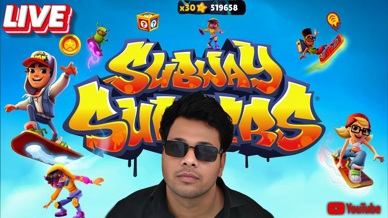 🛑 Subway surfers🥵 new high score game is live🥵  #live #game #subwaysurfers