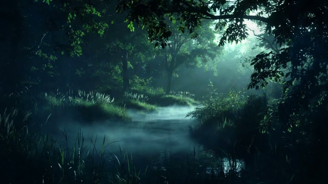 Forest Night Sleep Music 🌲 | Calm Ambient for Deep Rest | Ara Nada