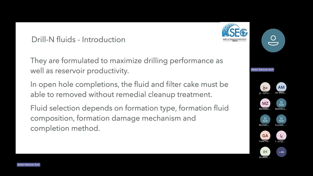 SEG Courses | Basic Mud School | (8) Drill In and Completion Fluids
