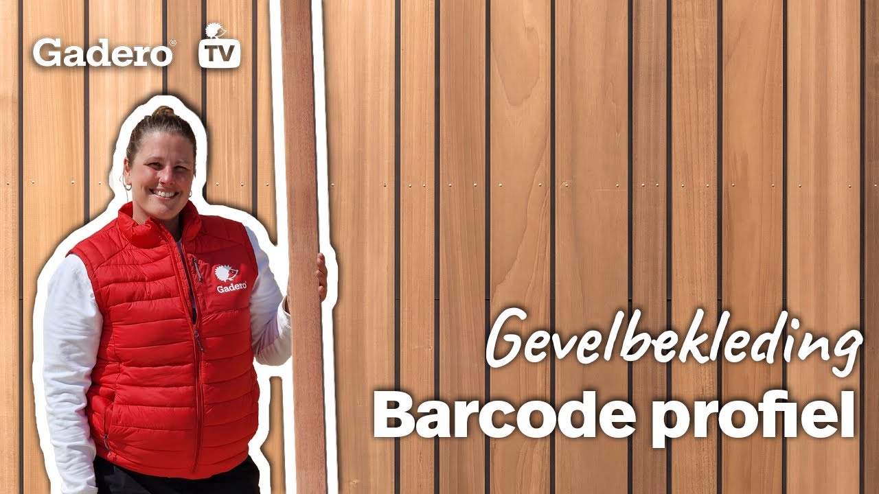 Hoe maak je barcode gevelbekleding? Gevelbekleding in verschillende breedtes!