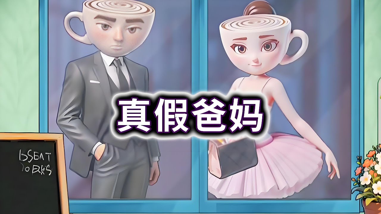 真假爸妈，帮咖啡宝宝找出真正爸妈#山海经#小游戏#咖啡小姐【冰冰玩游戏】