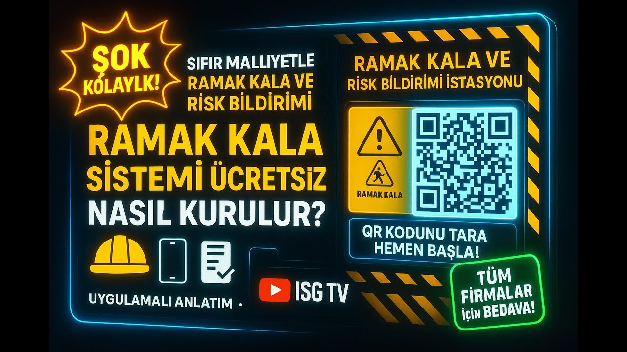 RAMAK KALA Sistemi Ücretsiz Kur! – Adım Adım Pratik Anlatım - İsg Tv