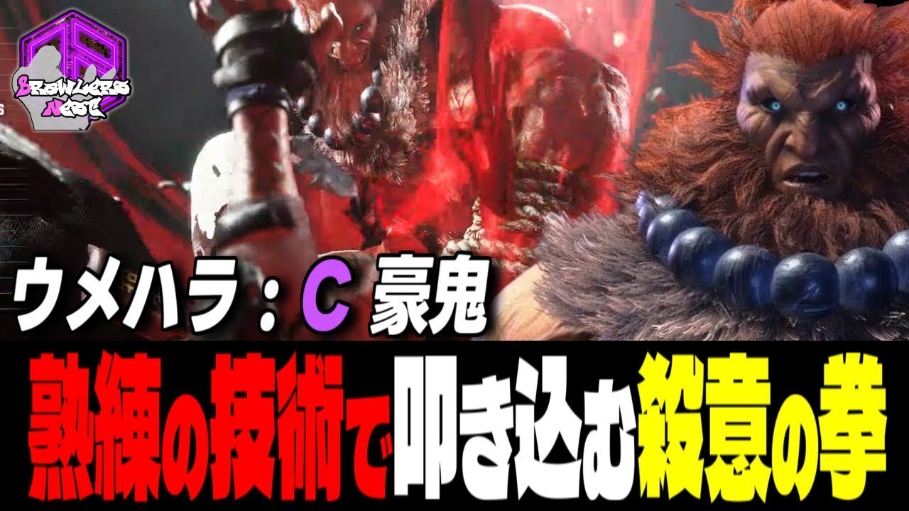 【ウメハラ】熟練の技術で叩き込む殺意の剛拳 ｜ウメハラ (豪鬼) vs ダルシム , ザンギエフ , キンバリー 【 スト6 / SF6】
