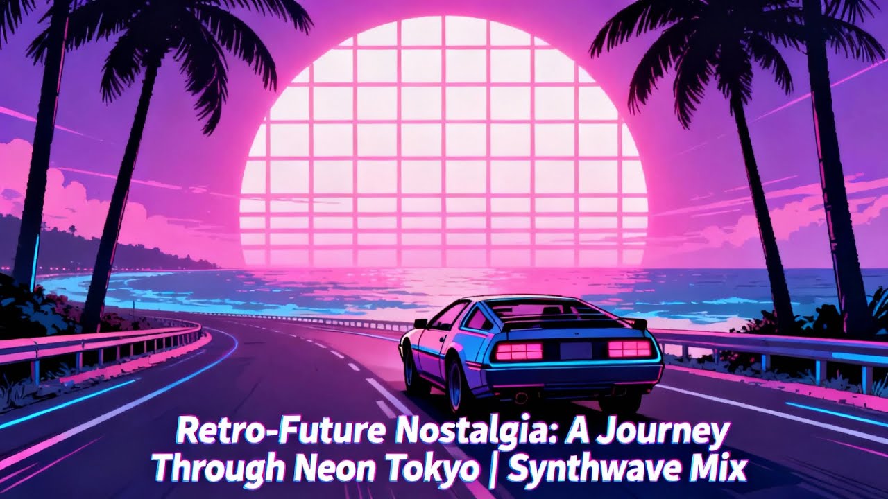 Retro Future Nostalgia A Journey Through Neon Tokyo  Synthwave Mix