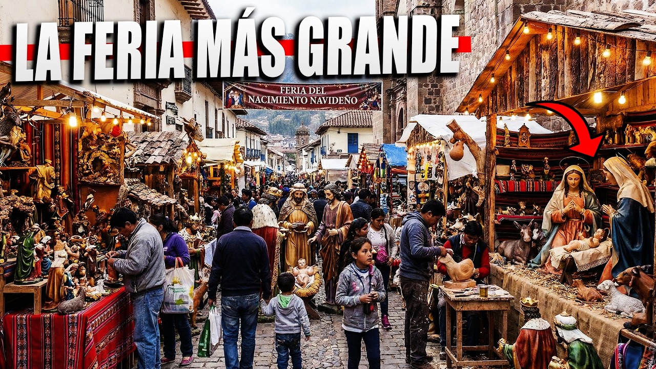 Ésta es la FERIA NAVIDEÑA de NACIMIENTOS que ABASTECE a TODO el PERÚ 🎄 - Santo Brasa