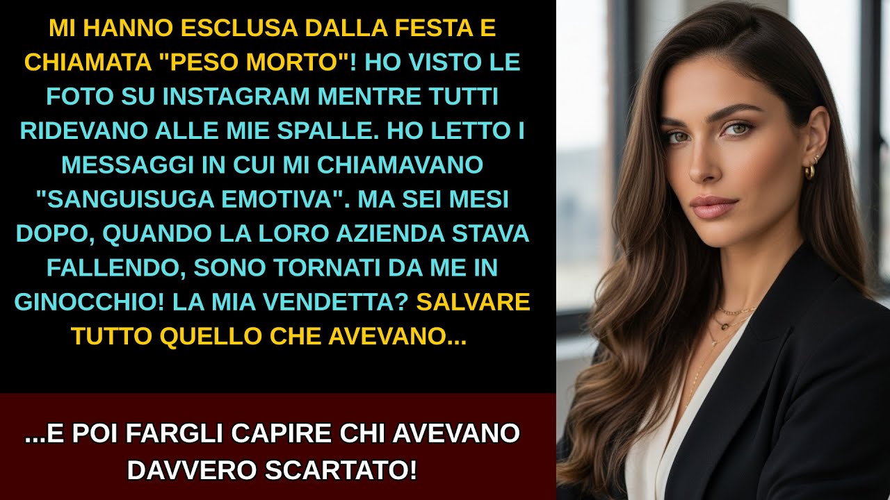 LA VENDETTA PIÙ DOLCE DELL'ANNO! Mi hanno esclusa dalla festa e ora mi pregano di tornare